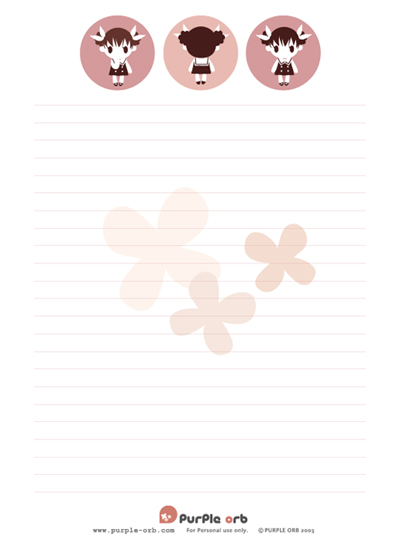 便せんダウンロード